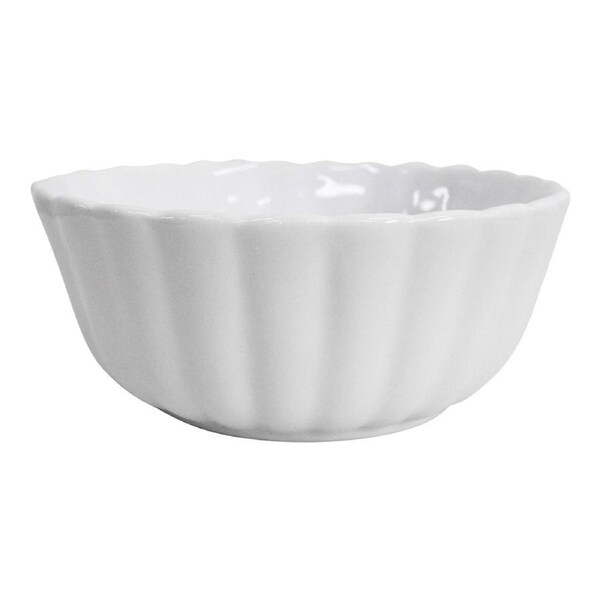 Belle Powder 15cm Ceramic Side/Dessert Food Bowl Round Serving Tableware White
