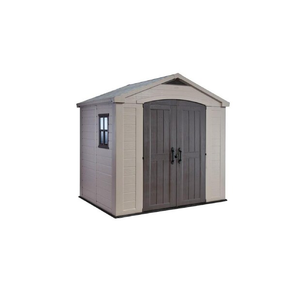 Keter Factor 8 x 6 Garden Shed (2.6 x 1.8m)