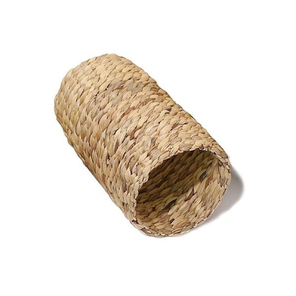 Rosewood Wooden Play/Sleep/Chew Hyacinth Tunnel Hamster/Rabbit Pet Toy M Natural