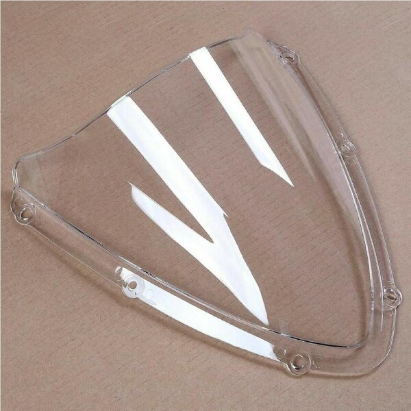 TDR Clear Transparent Windshield Windscreen for Suzuki GSXR600 GSXR750 GSXR-600 GSXR-750 2008 2009 2010, ABS Plastic, Heat Cold Wear Resistant