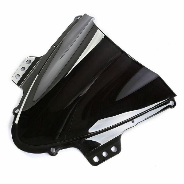 TDR Full Black Windshield Windscreen for Suzuki GSXR1000 GSX-R 1000 K5 K6 2005 2006, ABS Plastic, Heat Cold Wear Resistant