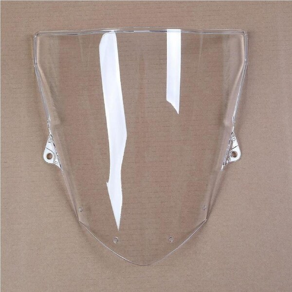 TDR Clear Plastic Windshield Windscreen for Kawasaki Ninja ZX10R ZX1000F ZX1000E ZX6R ZX636E ZX636F 2008 to 2014 ABS Plastic Pre-Drilled Holes