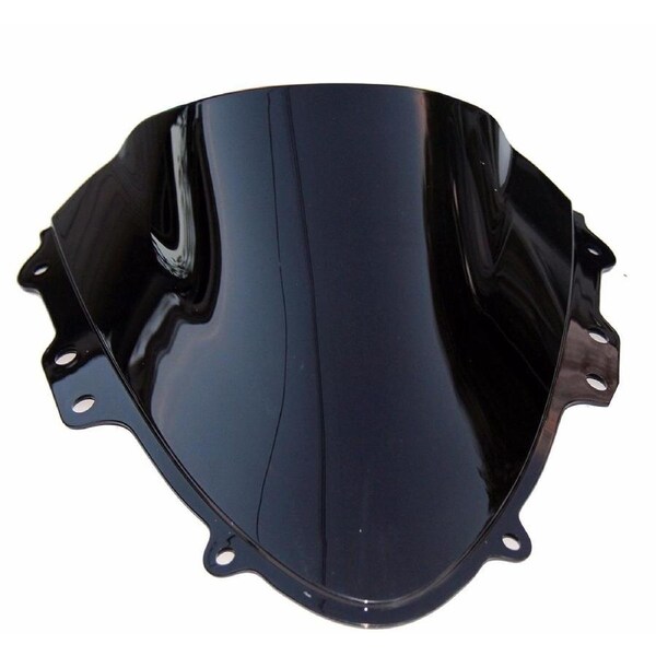 TDR Black Transparent Windscreen Windshield for Suzuki GSXR600 GSXR750 2004 2005, ABS Plastic, Heat Cold Wear Resistant, Accurate Fitment, Easy to Install