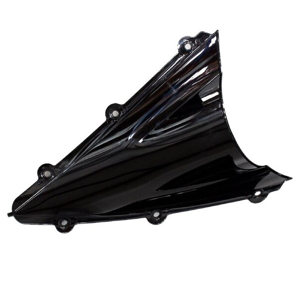 TDR Black Motorcycle Windshield Windscreen for Yamaha YZF R1 2004 2005 2006 ABS Plastic Screen Heat Cold Wear Resistant Accurate Fitment Easy Install