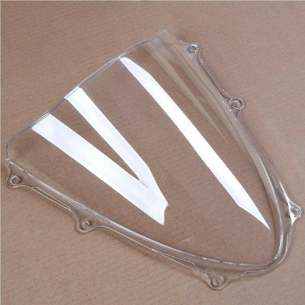 TDR Clear Transparent ABS Plastic Windscreen Windshield Compatible with Suzuki GSXR1000 K9 GSXR-1000 GSX R 2009 2010 2011 2012 2013 2014 2015 Heat Cold Wear Resistant Motorcycle Screen