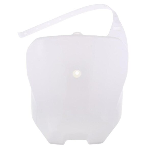 TDR White Gloss Front Number Plate Fender for CRF70 CRF80 CRF100 Dirt Pit Trail Bike Aftermarket Plastic Fairing Cover 250x245mm ABS Panel for Honda Style Copies