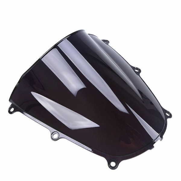 TDR Black Windshield Windscreen CBR600RR 2005 2006 ABS Plastic Screen Honda CBR600 RR F5 Fairing Shield Replacement Motorcycle Accessory Mounting Hardware Aftermarket Part