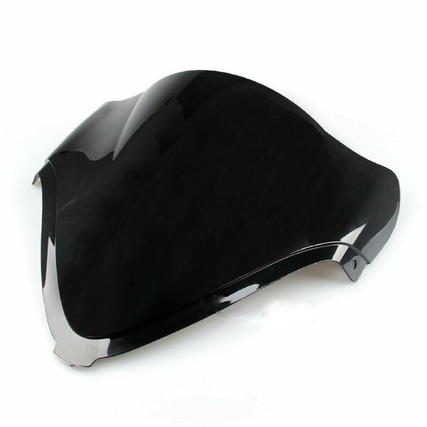TDR Black Transparent Windscreen Windshield Compatible with Suzuki GSXR1300 Hayabusa 2008 2009 2010 2011 2013 2014 2015 Heat Cold Wear Resistant ABS Plastic Replacement Screen