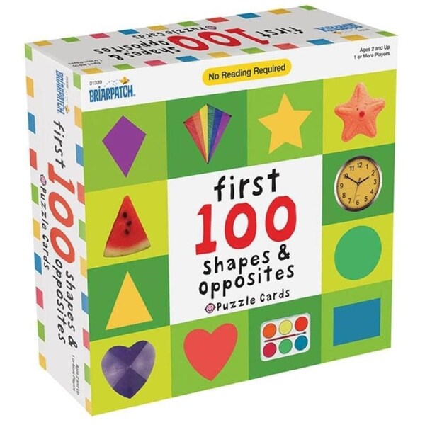 First 100 - Shapes & Opposites - Puzzle Cards