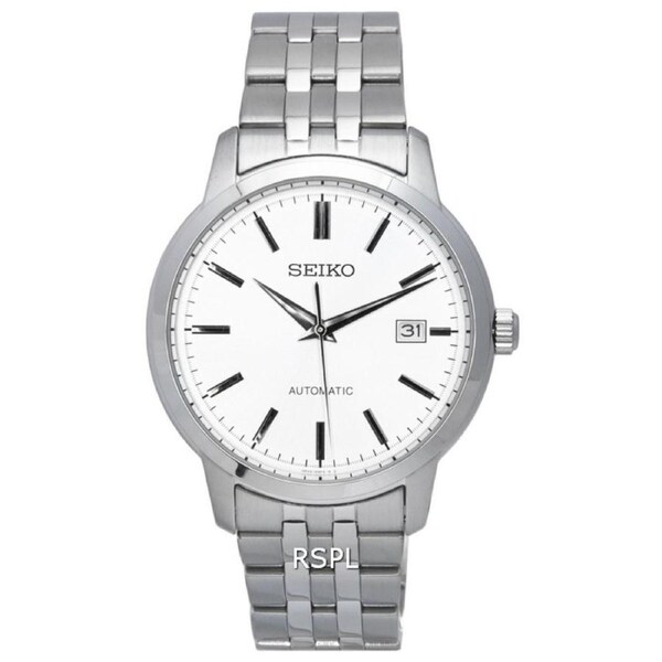 Seiko Discover More Steel Silver Dial Automatic Analog SRPH85K1 100M Mens Watch