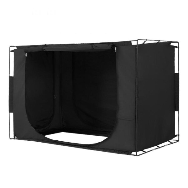 3 Doors Bed Tent Breathable Tent 70% Blackout with 9.5 mm Fiber Poles