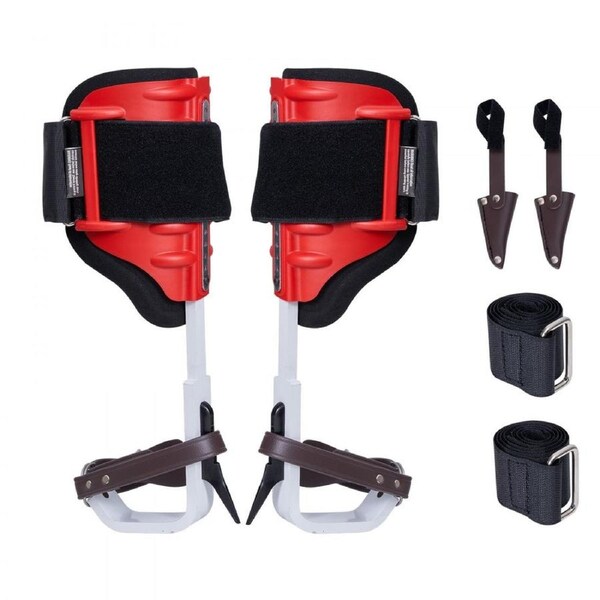 Tree Climbing Spikes Climbing Spurs Gear Aluminum Arborist Equipment Red