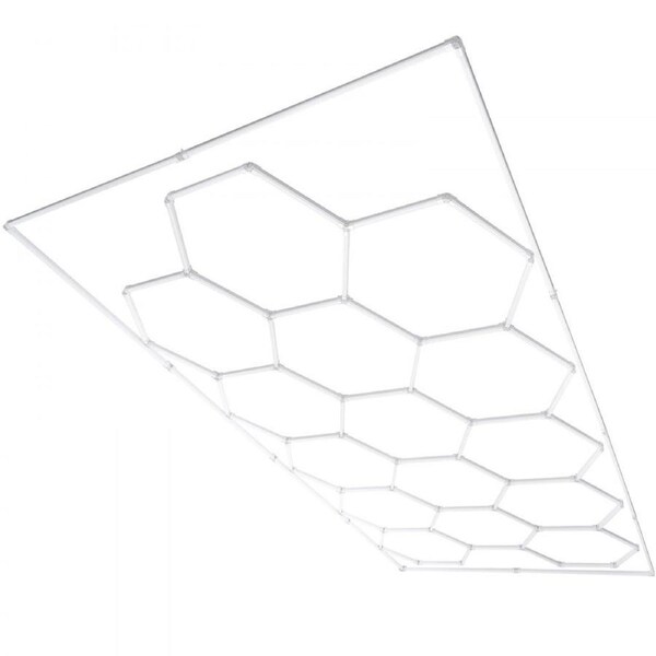 Hexagon Garage Lights 66300LM 15 Grids Honeycomb LED Shop Ceiling Light