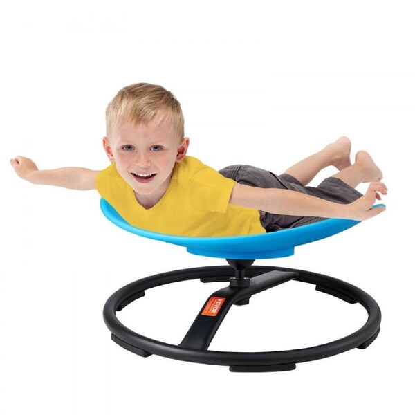 Autistic Kids Spinning Chair 220 lbs Non Slip Sensory Swivel Chair Blue
