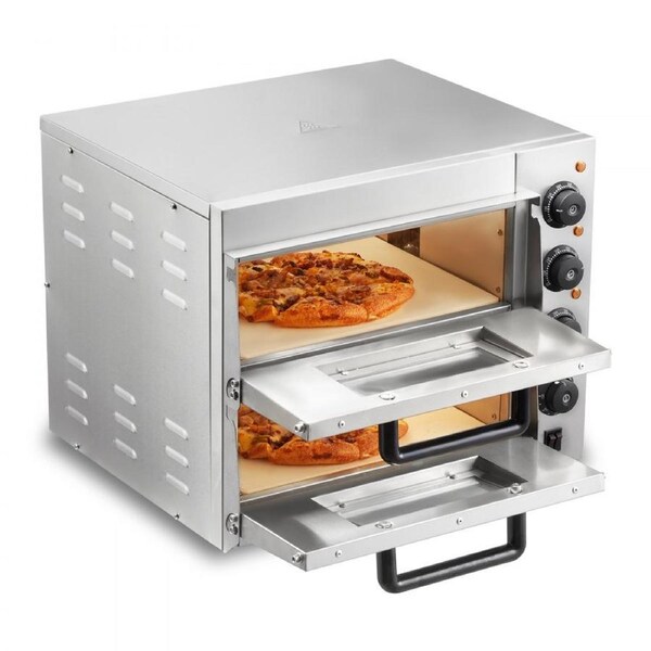 Commercial Countertop Pizza Oven Electric Pizza Oven for 14" Pizza Indoor