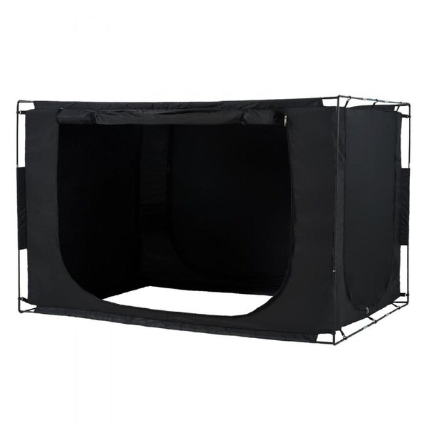 3 Doors Bed Tent Breathable Tent 70% Blackout with 9.5 mm Fiber Poles