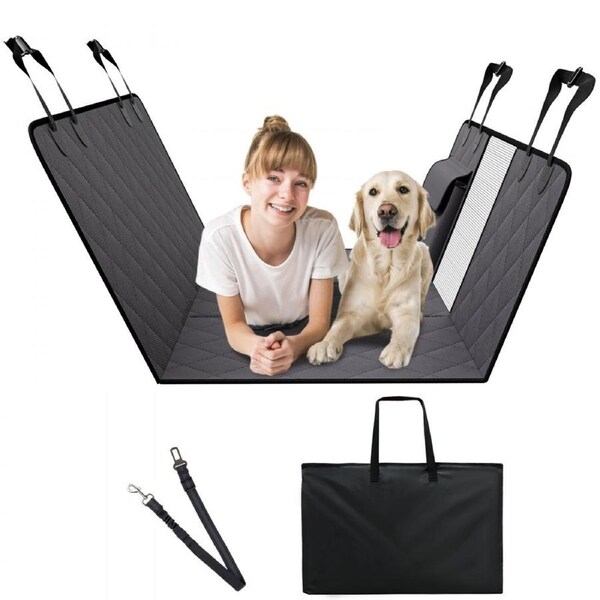 Dog Car Seat Cover for Back Seat 54 x 24 in Waterproof 600D for Cars