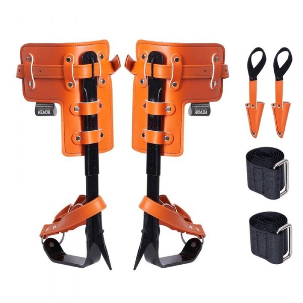 Tree Climbing Spikes Climbing Spurs Alloy Steel Arborist Equipment Orange