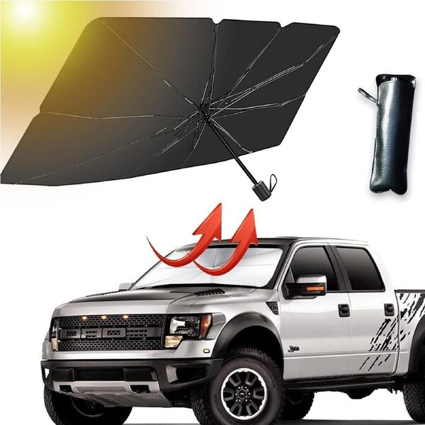 Foldable Car Windshield Sunshade Umbrella Front Window Visor Sun Shade Cover