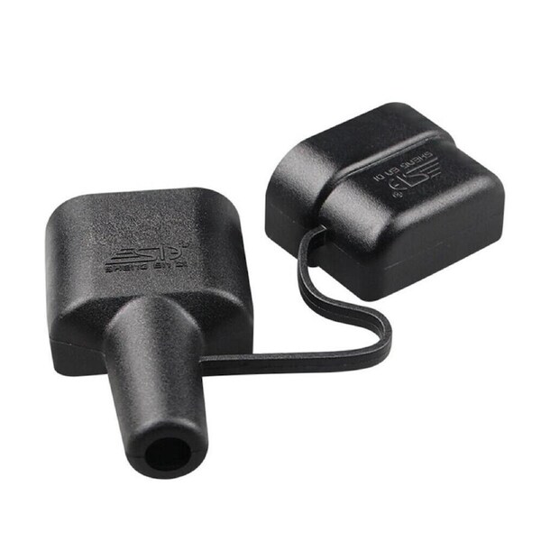 Waterproof 50A Anderson Plug Dust Cable Sheath Cover Black With Cap 4 Pieces