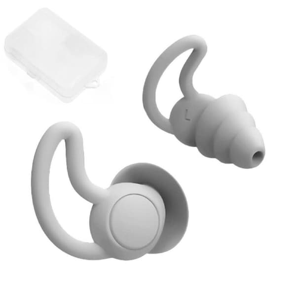 Reusable Study Sleep Flexible Plugs Ultra Soft Silicone Ear Plug Noise Reduction