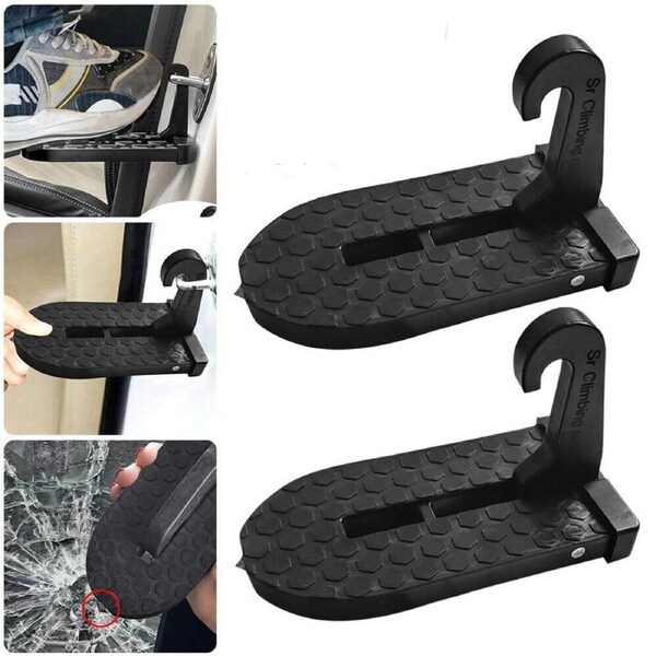 Rooftop Latch Pedal Hook Folding 2x Vehicle Access Roof Of Car Doorstep