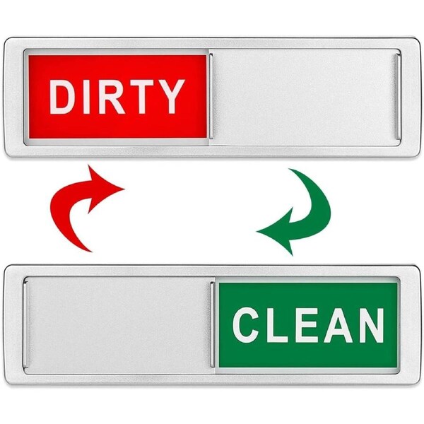 Indicator Sign Non Scratch Clean Dirty Dishwasher Magnetic Easy Read