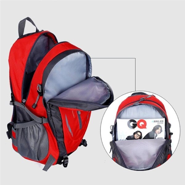 Waterproof Backpack Outdoor Travel Luggage 40L Hiking Camping Bag Large Rucksack