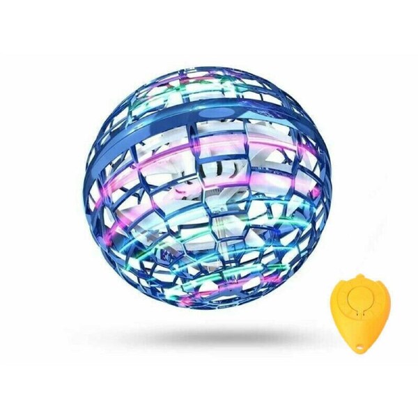 Flying Ball Space Mini Drone Magic Fly Nova Pro UFo Boomerang Christmas Blue