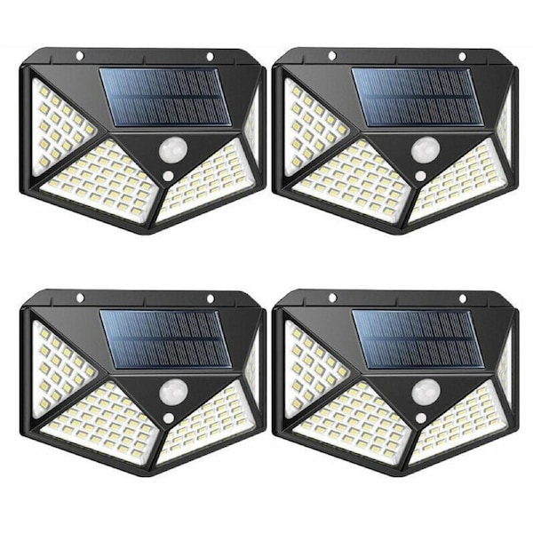 Waterproof Sensor Light Outdoor Security Garden 100 LED Solar Power Motion