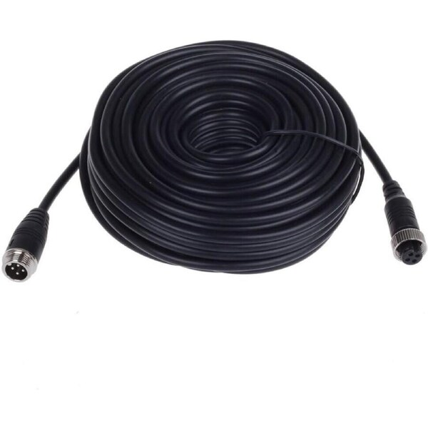 Bus Truck Reversing Rear View Camera 10M 4Pin Video Extension Cable Wire