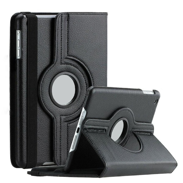 Leather Rotate Stand Cover Samsung Galaxy Tab A8 10.5 2022 Tablet Case Black