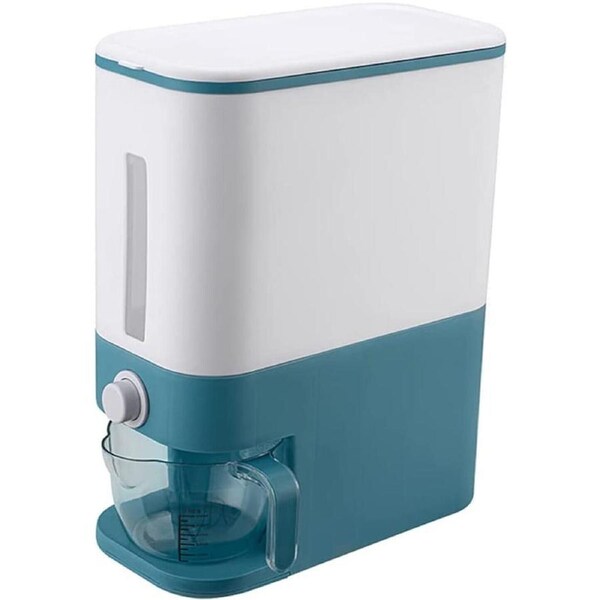 Kitchen Food Rice Container 12Kg Auto Grain Case Cereal Dispenser Storage Box