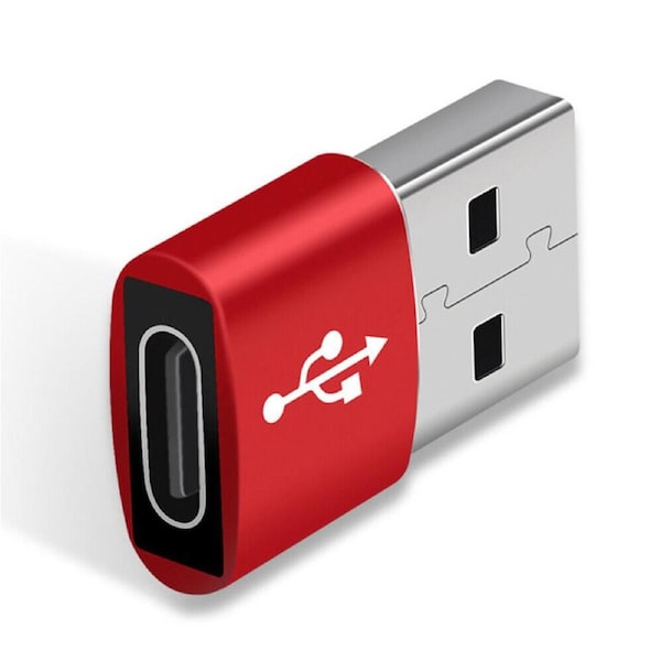 Adapter Fast Converter USB Type A Male to USB C Type C Female Charging Port