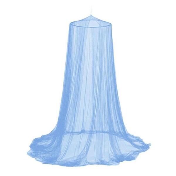 Blue Bed Curtain Dome Stopping Mosquito Net Double Single Queen Canopy