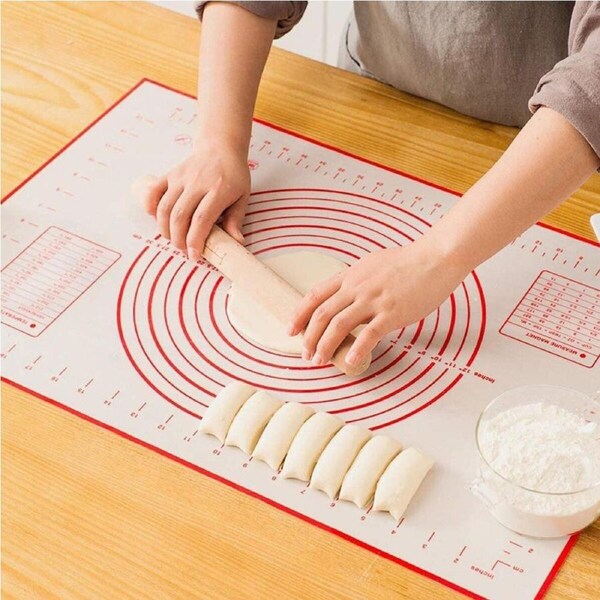 Baking Mat Scale Non-Stick Silicone Rolling Cake Dough Pastry Clay Fondant Sheet
