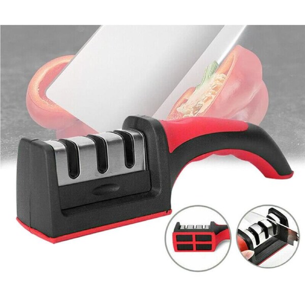 Knives Scissor Sharpening Tool 3 Stage Kitchen Diamond Sharp Knife Sharpener
