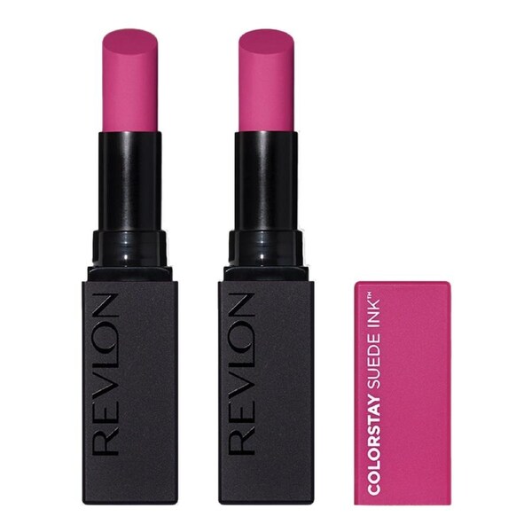 Revlon ColorStay Suede Ink Lipstick 2.55g 010 TUNNEL VISION - 2 pack