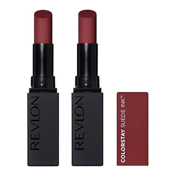 Revlon ColorStay Suede Ink Lipstick 2.55g 019 IN THE ZONE - 2 pack