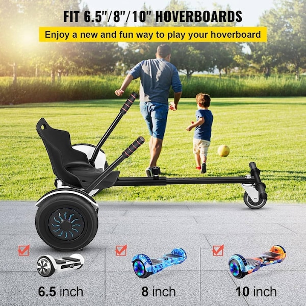 Adjustable Hoverkart Go Kart Seat Holder Stand Self Balance Scooter Gift