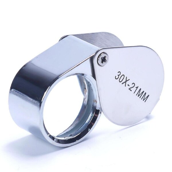 2-Pack Of 30X Magnification Jeweler's Eye Loupes - 21mm Lens, Low Vision Aid 4 thumbnail image