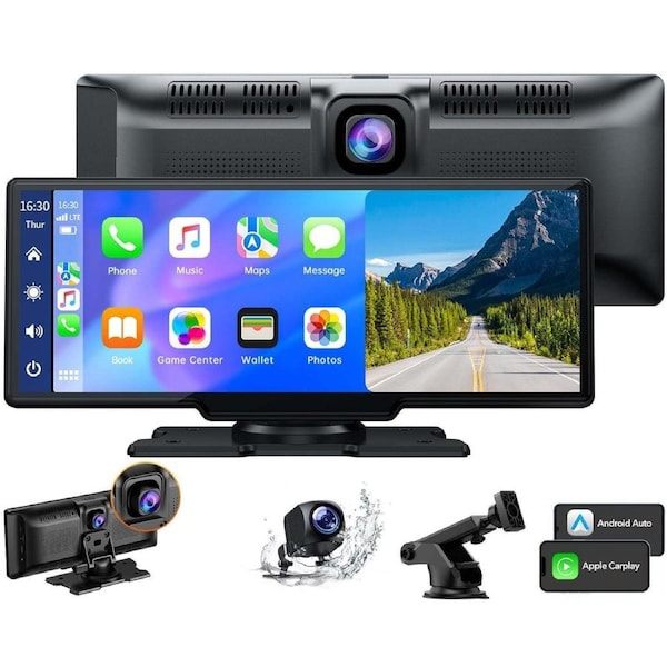 Apple Carplay&Android Auto Rear Camera 9.26" 2.5K Dash Cam Car Stereo