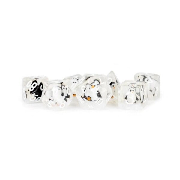Dice - Resin Polyhedral - Penguin Dice (MDG)