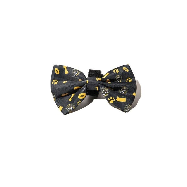 AFL Richmond Tigers Bowtie Dog Necktie Ribbon Collar Neck Accessory One Size