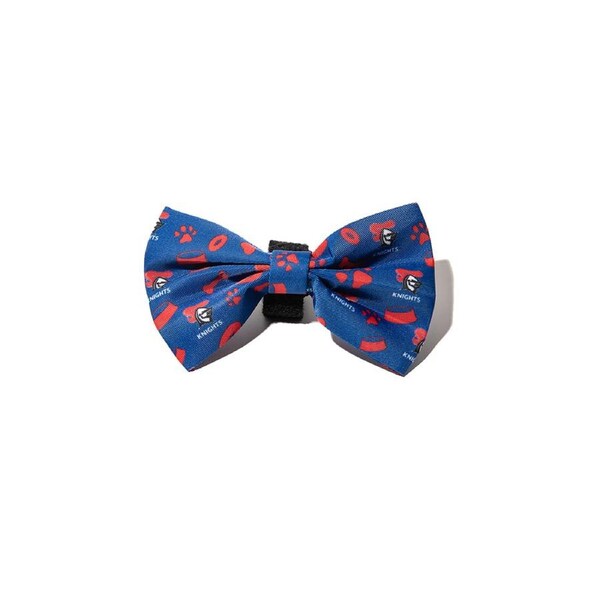 NRL Newcastle Knights Pet Bowtie Dog Necktie Ribbon Collar Accessory One Size