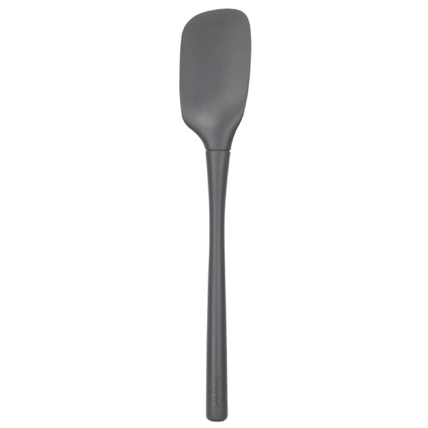 Tovolo Flex-Core All Silicone Nylon Spoonula Cooking/Baking Utensil Charcoal