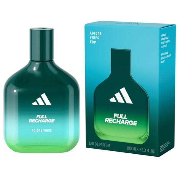 Adidas Full Recharge Fragrance Spray Scented EDP Eau De Parfum Unisex 100ml
