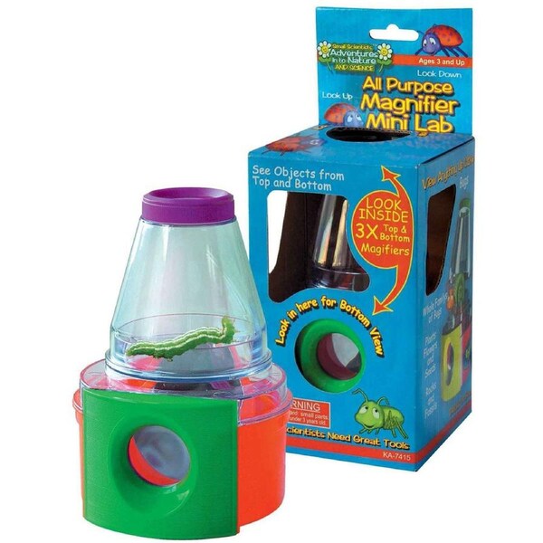 Maxitronix Magnifier Mini Lab Insect/Spider Kids/Children Fun Learning Toy 3y+