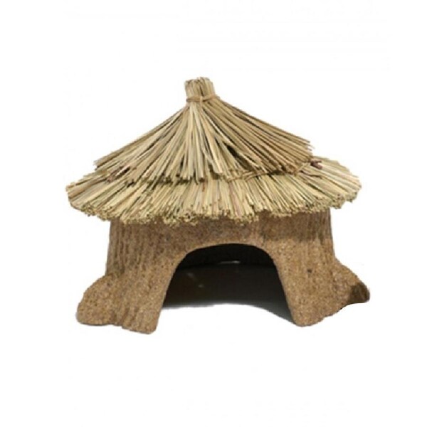 Rosewood Edible Wood Pet Hideaway Hamster/Mice/Gerbils Play Shack Natural Assort
