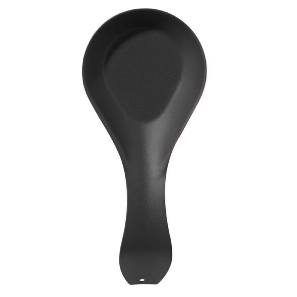 Oggi 21.5cm Stainless Steel Spoon Rest Utensil Holder Home/Kitchen Cooking Black